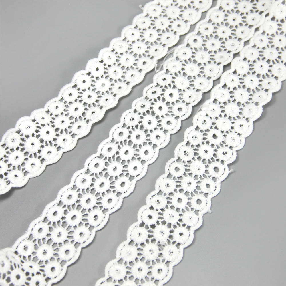 

David accessories 5Y fiber Flower Lace Trim pearl Embroidery Sewing Fabric Ribbon DIY Garment Accessories,5Yc2205