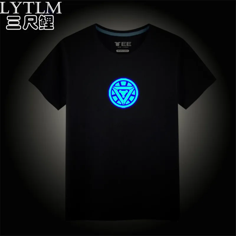 

LYTLM Brand Clothing T Shirt Man XXXL Mens Casual T Shirts for Summers Cotton Slim Short Sleeve Tshirt Men Funny Geek Ironman