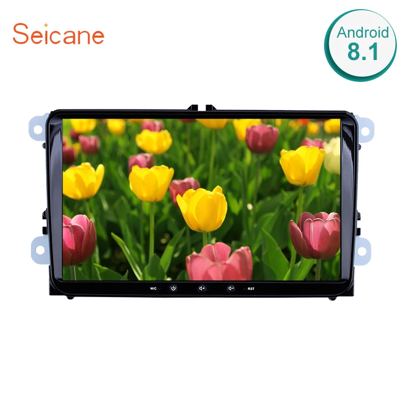 

Seicane Car Radio GPS Navi 9" GPS Headunit 2Din Android 8.1 Stereo for VW Volkswagen SEAT LEON CUPRA Skoda Passat b5 b6 CC Polo