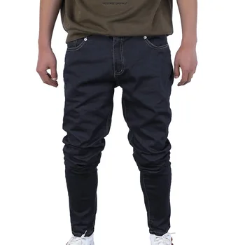 

NIBESSER 2019 New Fashion Men's Casual Stretch Skinny Jeans Trousers Tight Pants Solid Color Jeans Men Brand Mens Designer Jeans