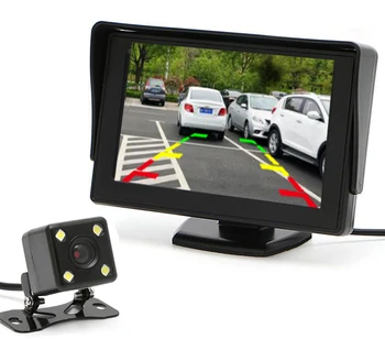 

HD 4.3 Inch TFT LCD Screen Pocket-sized Color Car Rear View Monitor+rear view camera