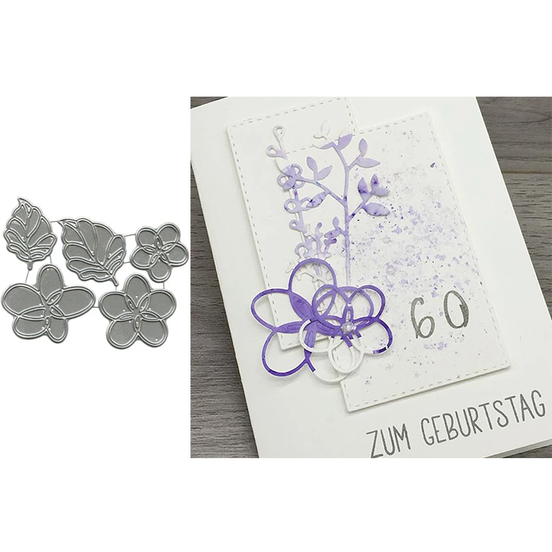 

Flowers and Leaves Metal Cutting Dies Stencils for DIY Scrapbooking Album Stamp Card Embossing New 2019 Die Cut