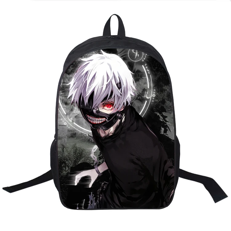 

Anime Tokyo Ghoul School Bag Teens Boy Girl Students Back to School Book Laptop Bag Ken Kaneki Touka Kirishima Printing Backpack