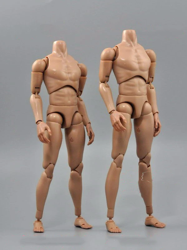 

Toys Accessories 1/6 Scale B006/B007 Military MalNarrow Shoulders Nude Action Figure Body Skin Color for 12" Action Figure
