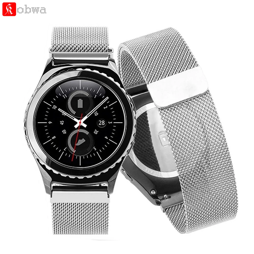 Smartwatch Band Link Bracelet strap Milanese Loop Magnetic Closure watchbands St