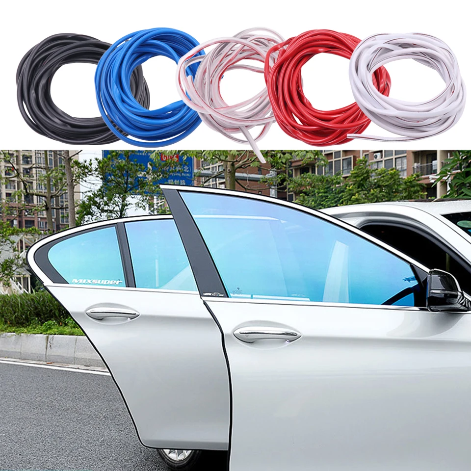 

5m Car Door Edge Protection Guards Sealing Trim Molding Strip Scratch Protector for Toyota for Audi for BMW for Suzuki for Ford