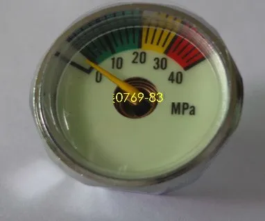 

10pcs/lots, free shipping 1" 25mm submarine M8*1/M10X1 fittings pressure gauges, manometer under water gauge Pneumatic Parts