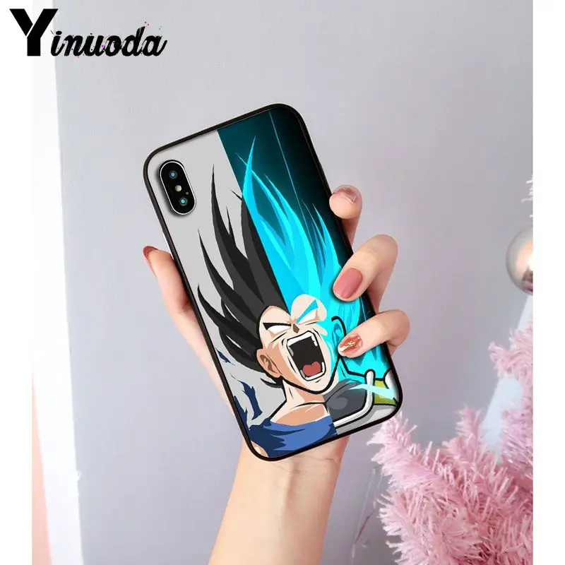 Yinuoda Dragon Ball Z Super DBZ Goku модный Coque чехол для телефона для iPhone X XS MAX 6 6S 7 7plus 8 8Plus 5 5S XR - Цвет: A14