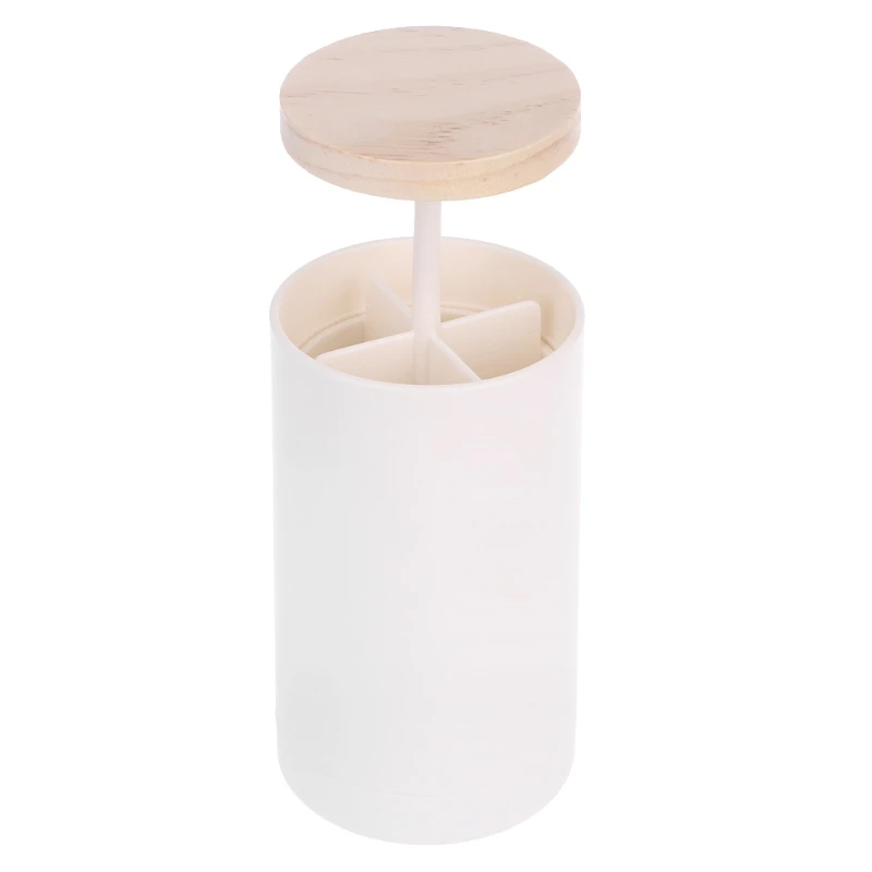 

Automatic Pop-up Cotton Bud Swabs Toothpick Dispenser Case Home Hotel Decoration