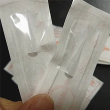 50 шт. индивидуальная упаковка наконечники иглы 3RL Перманентный макияж огромное солнце/французская машина длинные соски иглы шапки татуировки Поставки