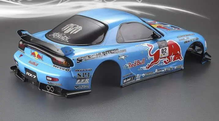 ラジコンドリフト　ＦＤ３Ｓ RCカー ボディ 透明 ステッカー付き ラジコンドリフト FD3S RCカー ボディ 透明 ステッカー付き