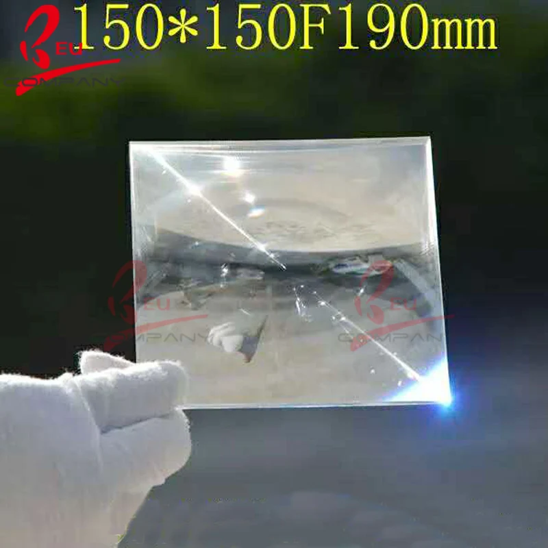 Прямая доставка солнечные линзы 150*150 мм FL 140/160/190 PMMA квадратные Френеля|Линзы| |