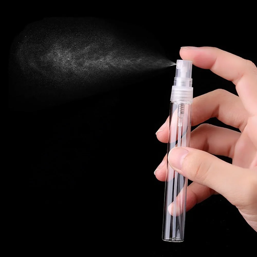 50 шт. прозрачная тонкая стеклянная бутылка спрей 2 мл 3 5 10 мл|perfume bottle|cosmetic packaging