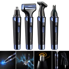 Легкий портативный, безопасный Электрический для взрослых бритвенный перезаряжаемый инструмент для удаления волос в носу и ушах триммер немой удобный очиститель для резки
