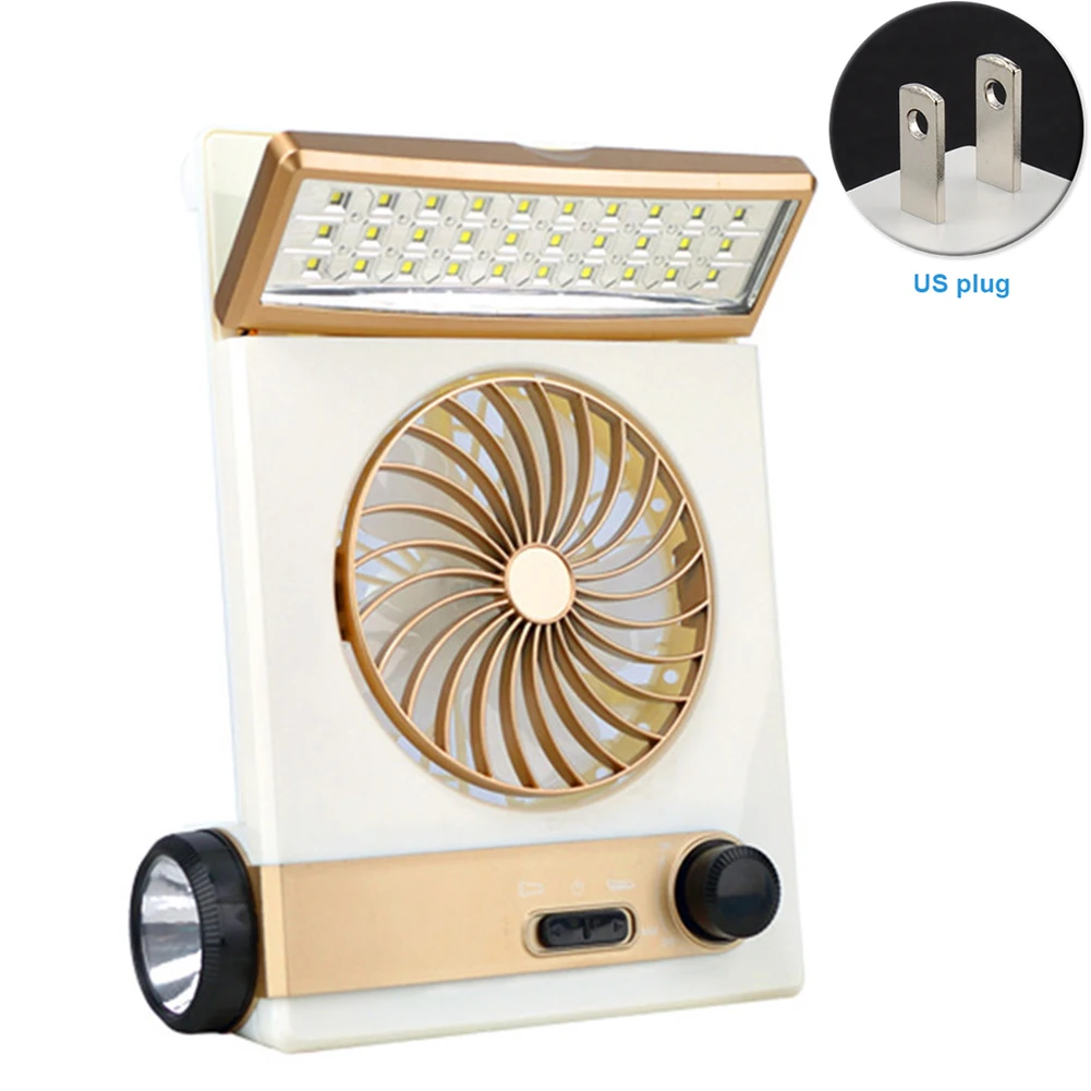 

2in1 Table Lamp With Fan Camping LED Light Multifunctional Home For Home Portable Solar Rechargeable Lightweight Energy Saving