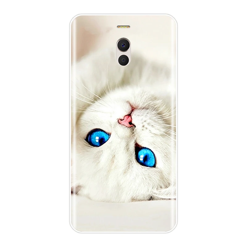 جراب هاتف ل Meizu M6 M6S M5C M5 M5S M3S M3 M2 لينة سيليكون TPU لطيف القط رسمت الغطاء الخلفي ل meizu M6 M5 M3 M2 ملاحظة حالة
