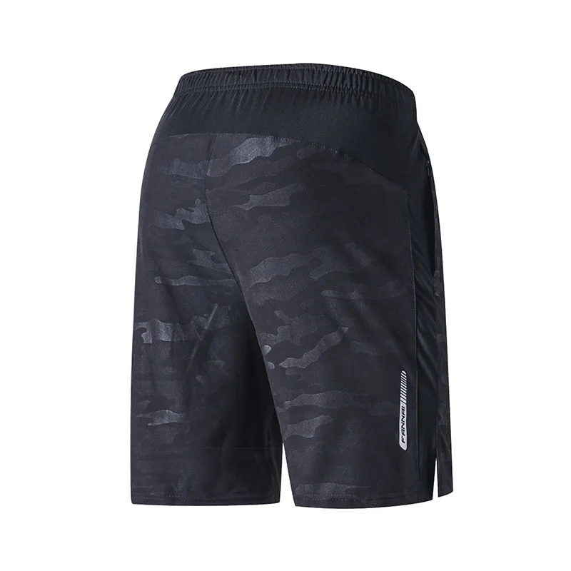 

For Men's Fast Dry Breath Exercise Shorts Running Fitness 99% Polyester Fiber Camo Black Men Comfort Train Pant Exercise Shorts