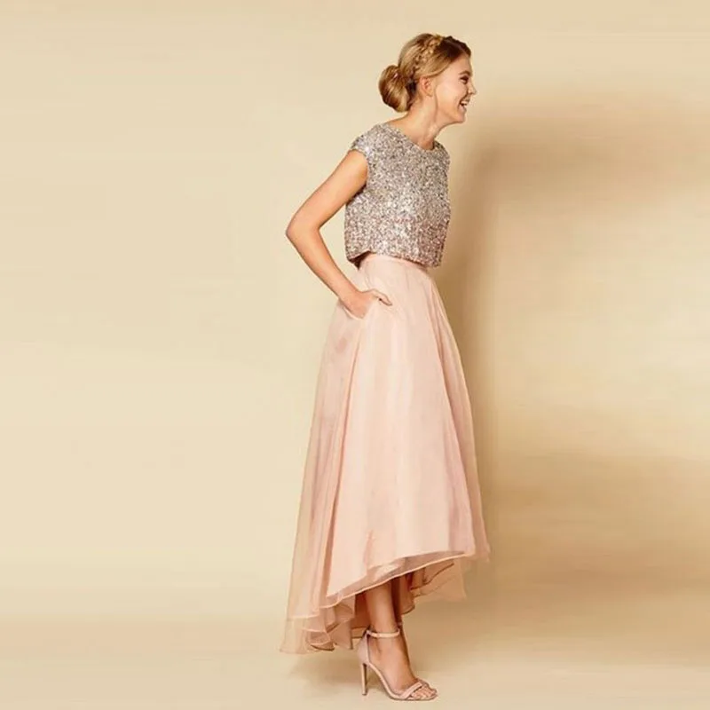 Tulle Skirt With Pockets Floor Length Cheap Hi Low Woman Skirt Tulle