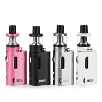 

Original 60w 1600mAh Battery Vape Box Mod Electronic Cigarette Kit 0.4ohm 2ml Atomizer E Cigarette Starter Kits LED Screen 129