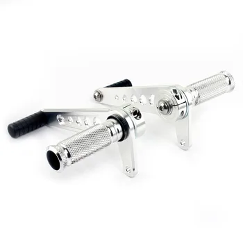 

BIKINGBOY Universal Cafe Racer Bobber Rear Sets Foot Rests for Yamaha RD 350 XS 650 v-twin 92 SR 400 500 Classic Custom Footpegs