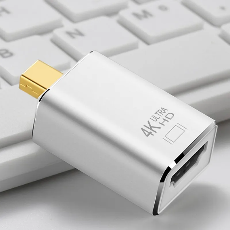 TMini Displayport DP to HDMI4K Adapter Male to Female 1080P Thunderbolt Converter For PC Macbook Pro Imac Projector Free Shipping (3)