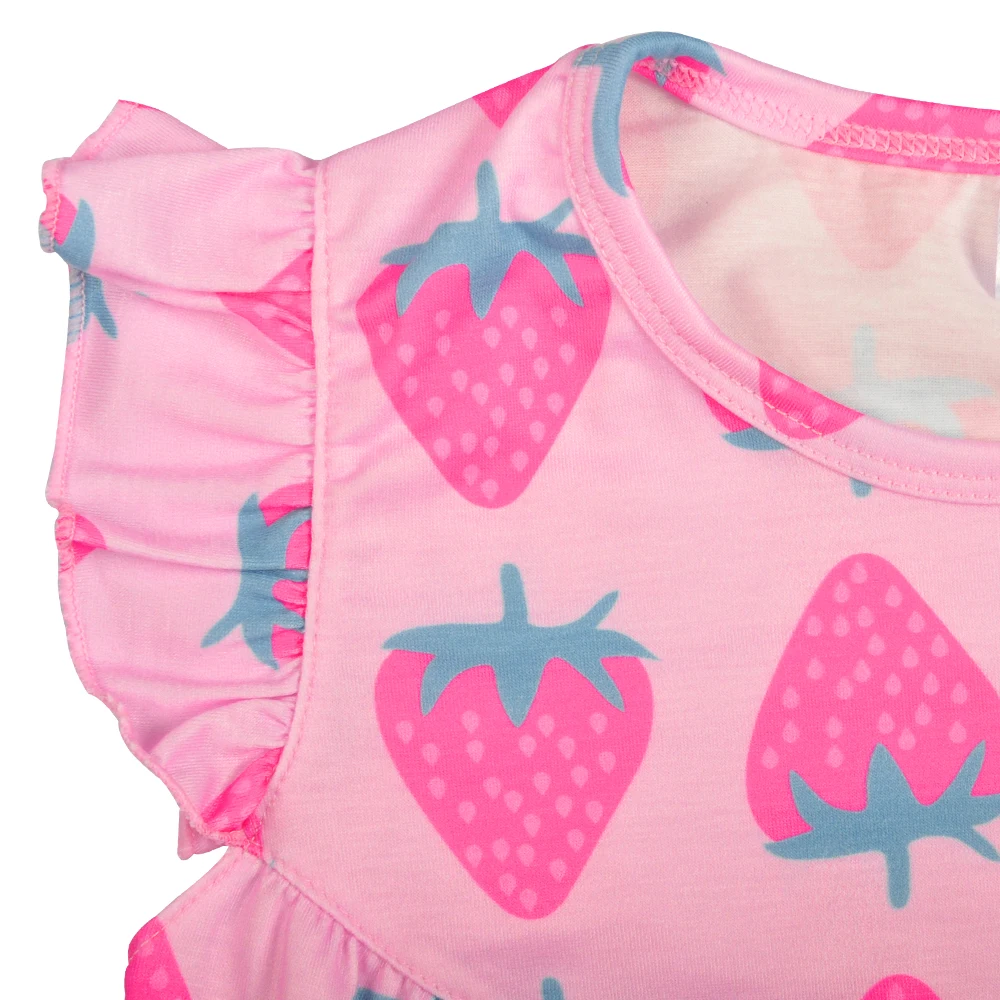 CONICE NINI Girls Boutique Children Clothing Girl Outfits Baby Girl Party Dresses Summer Popular multiple Strawberry Kids Cloth CONICE NINI Girls Boutique Children Clothing Girl Outfits Baby Girl Party Dresses Summer Popular multiple Strawberry Kids Cloth