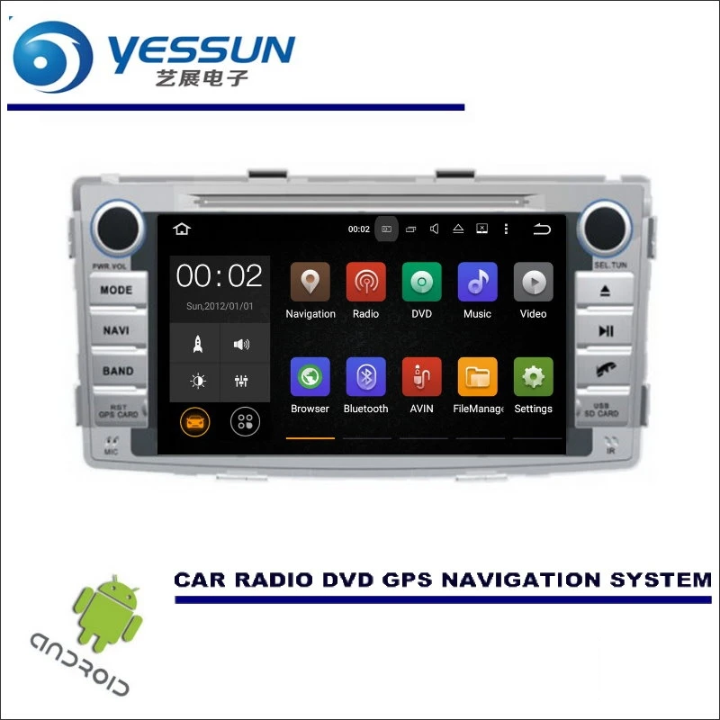 

YESSUN For Toyota Hilux 2012~2014 - CD DVD GPS Player Navi Radio Stereo HD Screen Car Multimedia Navigation Wince / Android