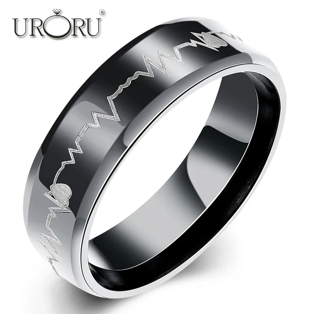 Uroru Rings Clic 100 Anium Wedding For Men Black Rock Uroru Rings Clic 100 Anium Wedding For Men Black Rock Punk Engagement