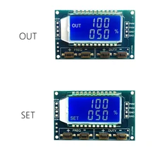 Генератор сигналов PWM частота импульсов рабочий цикл регулируемый модуль ЖК-дисплей Дисплей 1Hz-150Khz 3,3 V-30 V PWM плата Модуль гибкий кабель