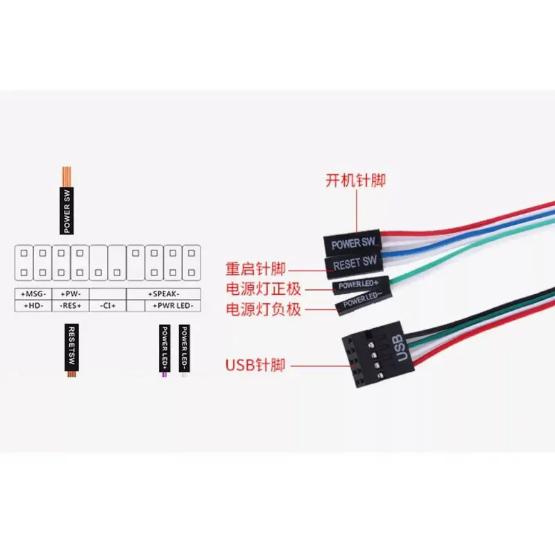 Headphone Accessories Headphone Bracket For Computer Desktop Switch Extension Switch Button Dual USB