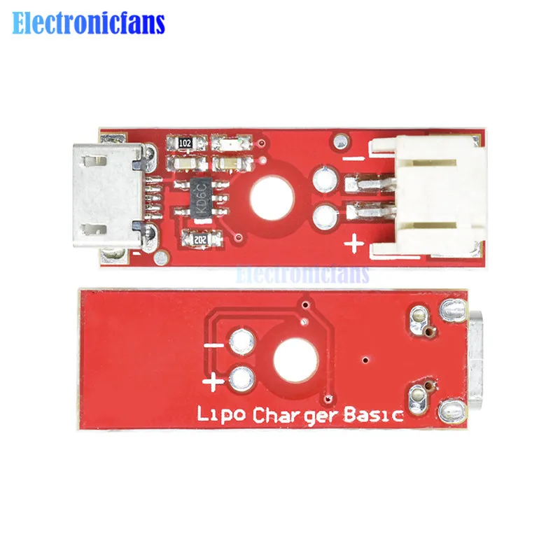 Плата зарядного устройства литиевого аккумулятора с интерфейсом Micro USB 3 7 в