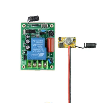 

AC 220V 30A Relay Wireless Remote Switch Micro Transmitter Power ON Transmitting Signal DC3V-12V RF Alarm System Relay Switch TX