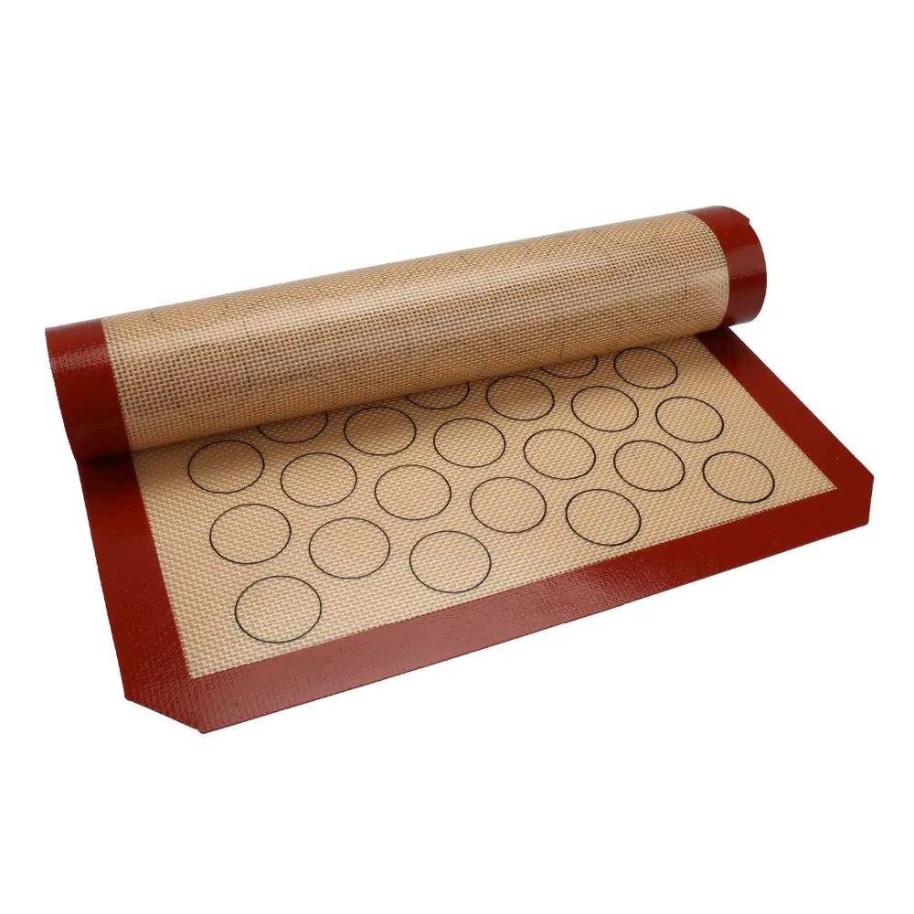 

42cm*29.5cm Non-Stick Silicone Baking Mat Pad Sheet Baking pastry tools Rolling Dough Mat Large Size for Cake Cookie Macaron