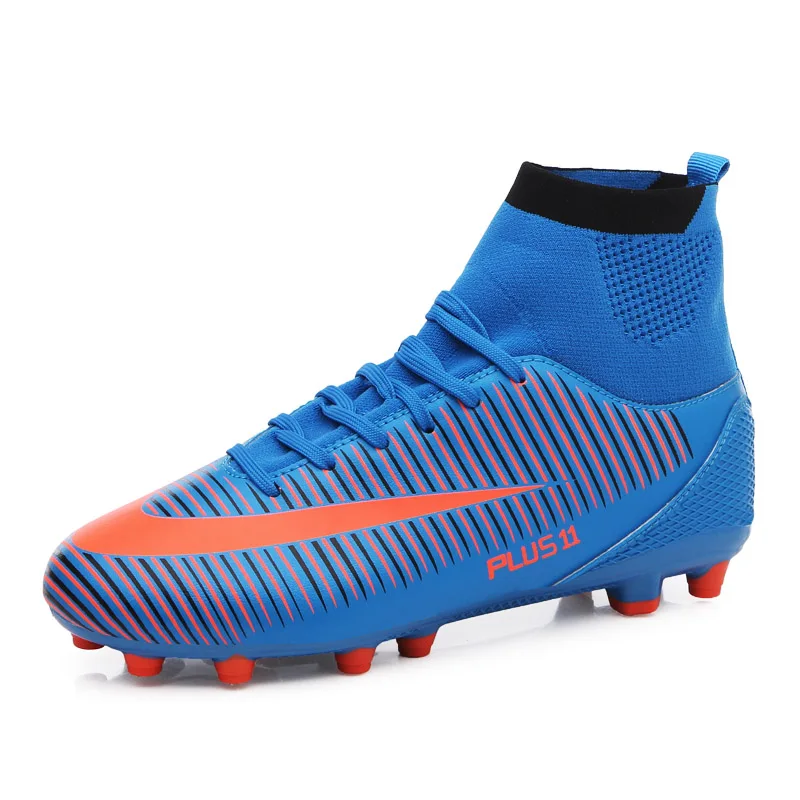 

Adult Futsal Soccer Shoes Cleats Indoor Turf Soccer Training Sneakers High Ankle Football Boot Superfly Original Sport Shoes Men
