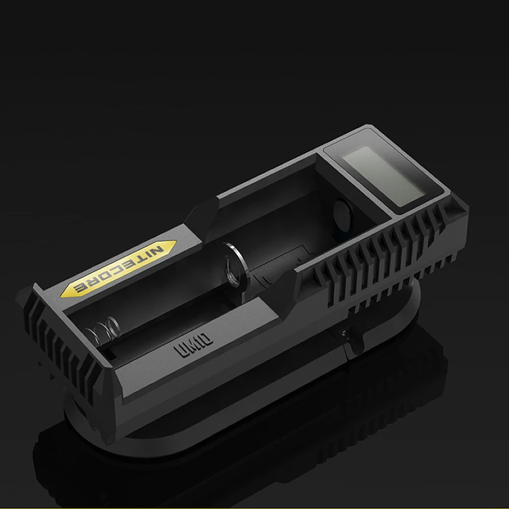 NITECORE умное зарядное устройство UM10 Digi зарядное устройство с ЖК-дисплеем универсальное питание USB для литий-ионного IMR аккумулятора адаптер питания для путешествий