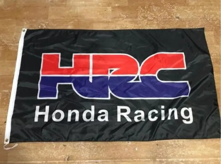 Новый Honda CBR 1000RR HRC Гоночный флаг белый американский оранжевый 3x5ft Высокое
