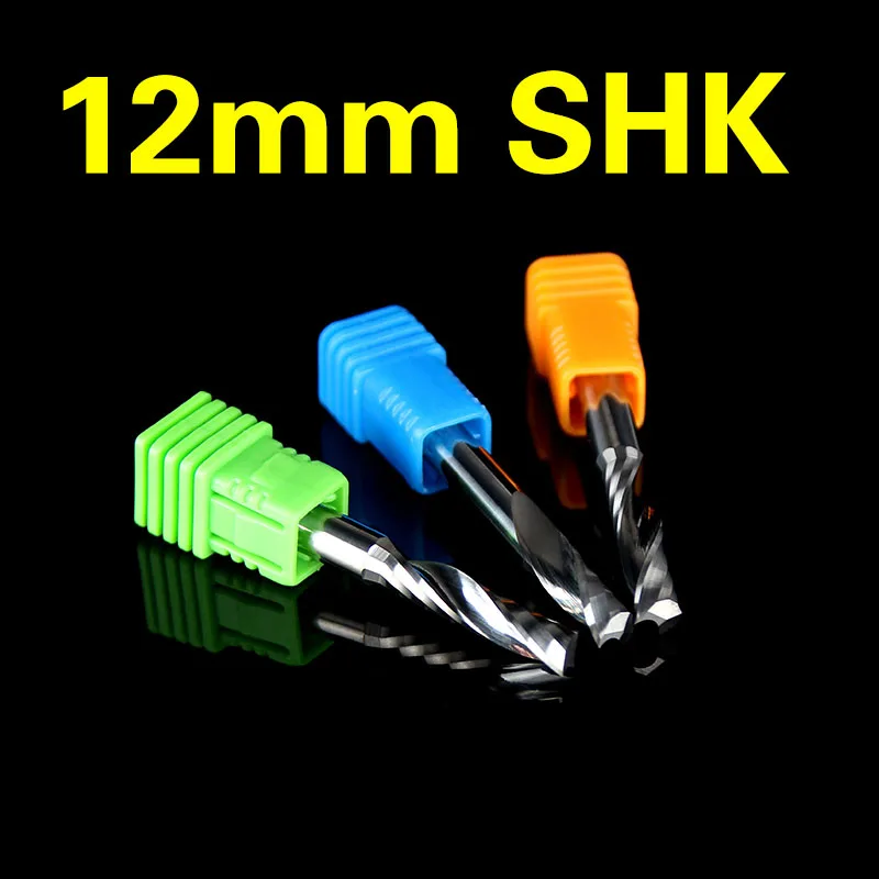 

1pcs 12mm single edge milling cutter engraving machine cutting tool One Flute Spiral End Mills