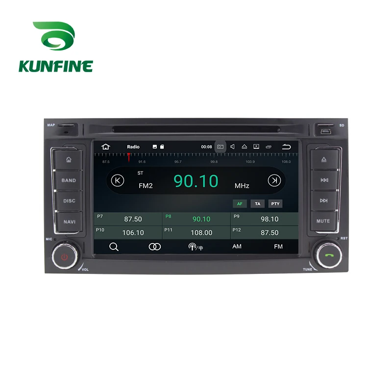 Android 9 0 Core PX6 A72 Ram 4G Rom 64G Автомобильный DVD GPS мультимедийный плеер стерео для VW TOUAREG