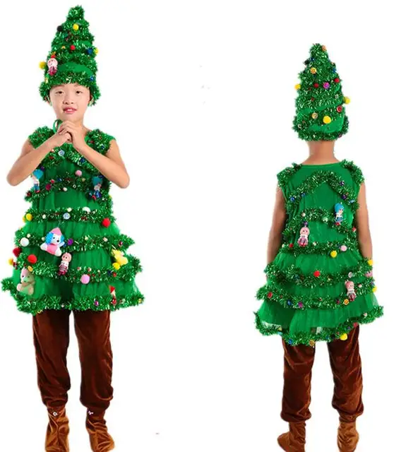 Bambini albero di natale costumi cosplay