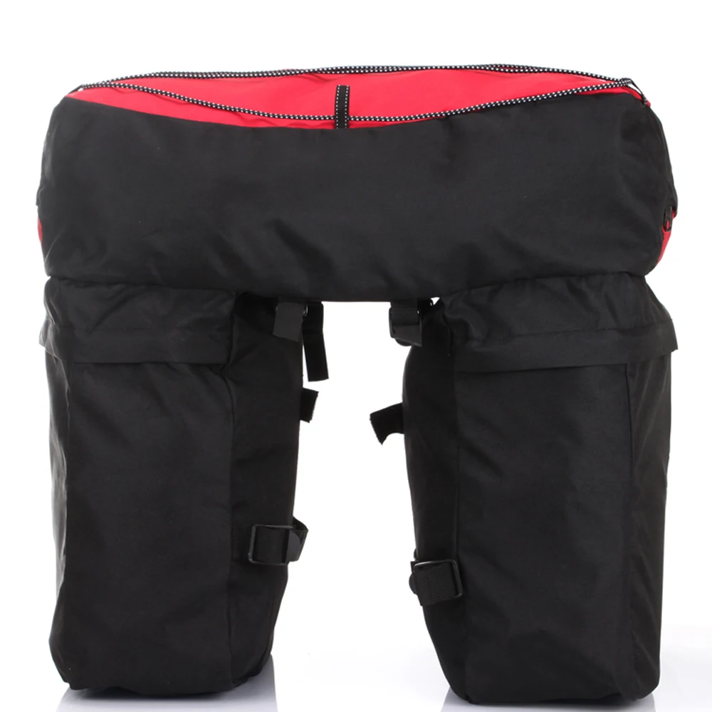 Perfect New 60L Waterproof Bicycle Panniers with Rain Cover Bike Bags Double Side Rear Rack Tail Seat Trunk Bag Pannier Bike Bag 3