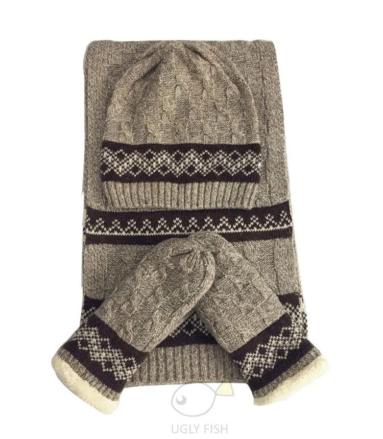hat and scarf set hat and scarf women's knitted hat and scarf for women men Scarf, Hat & Glove Sets (4)