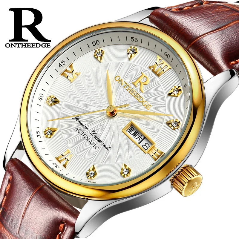 Relogios feminino masculino Деловые часы для мужчин и женщин кварцевые Кожаные Парные