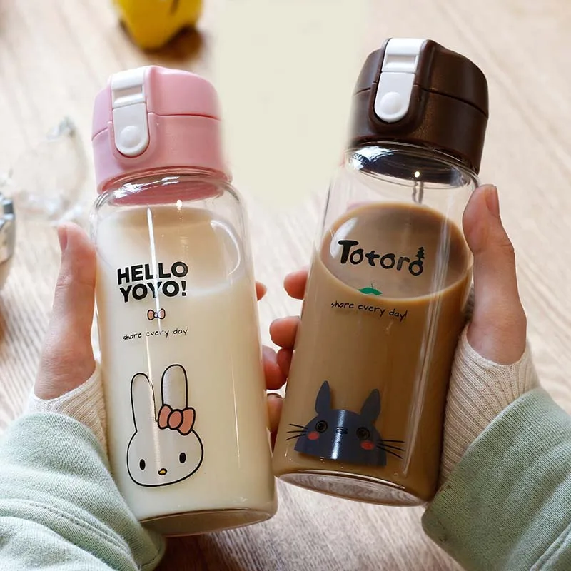 Buy 400ML Outdoor Portable Glass Coffee Tea Water