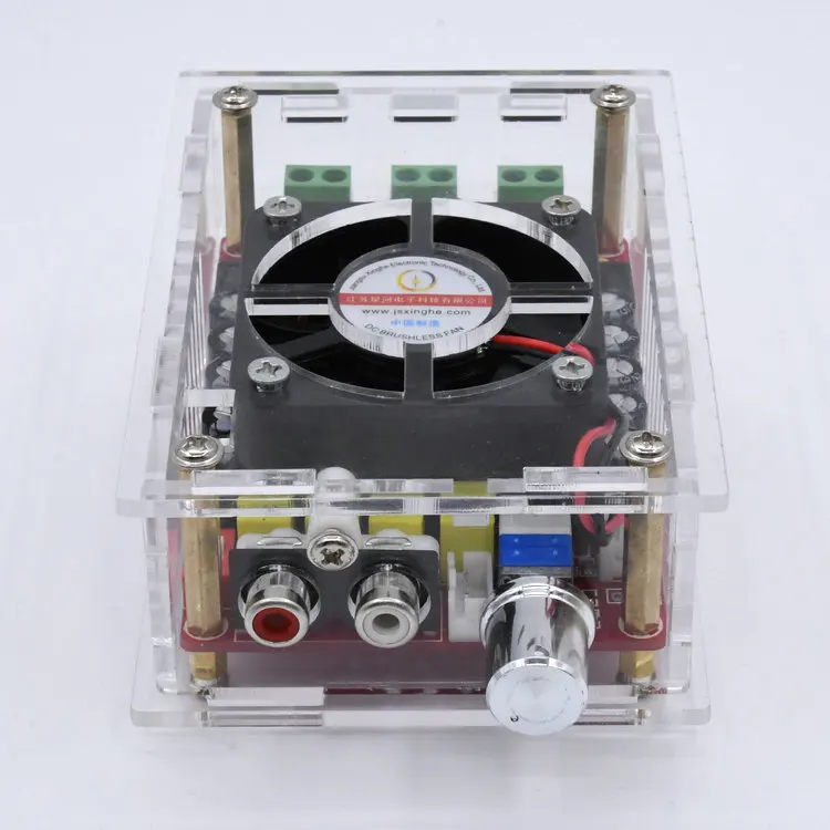 XH A101 TDA7498 100W + DC9 34V 24V Плата цифрового усилителя высокой мощности с чехлом и