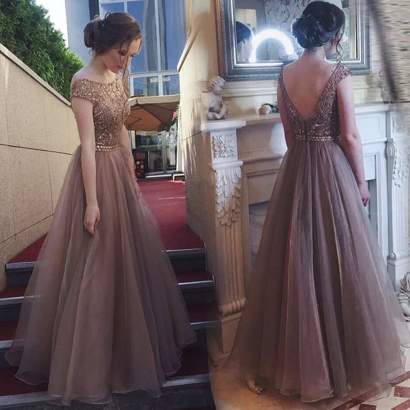 

womens long dresses new arrival 2019 summer backless mesh sequin robe longue femme Sleeveless high waist formal dress elegant