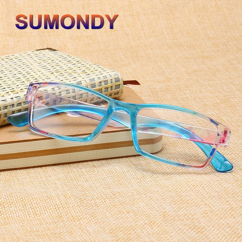 SUMONDY элегантные небьющиеся очки для чтения мужские и женские брендовые против