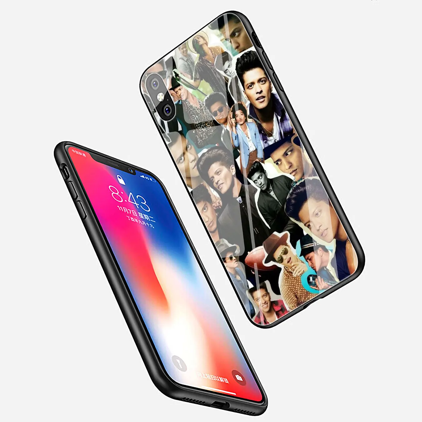 Lavaza Бруно Марс поп певец закаленное стекло чехол для телефона Apple iPhone XR X XS Max 8 7 6 6S