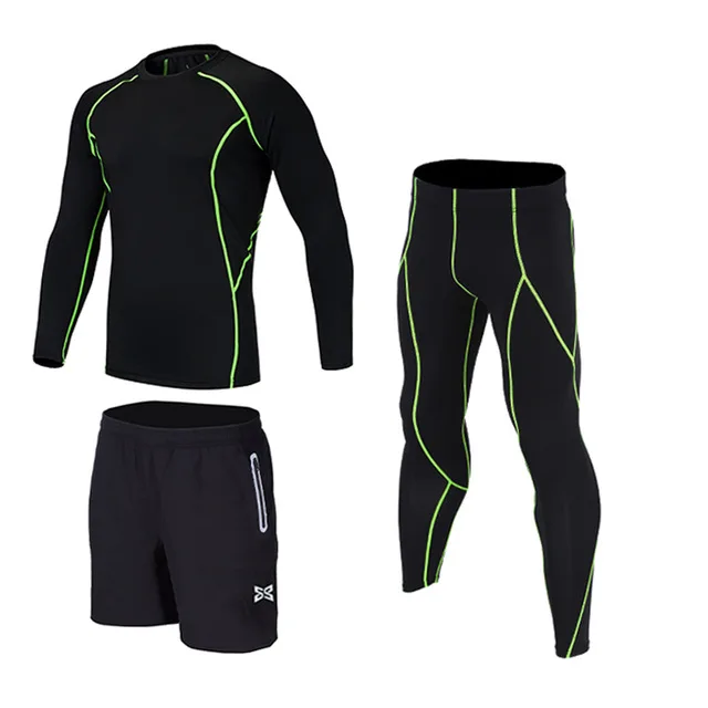 Компрессионный комплект для спорта мужские 5в1 Nike