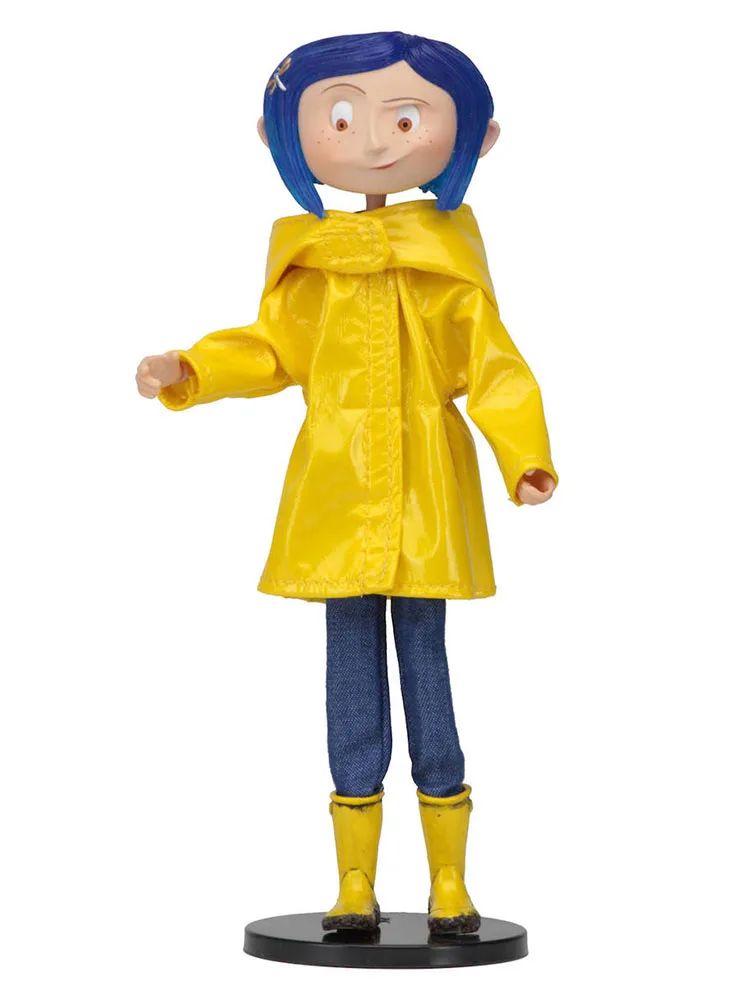 NECA Coraline & the Secret Door Coraline y la puerta secreta raincoat Action figure toys doll for gift03