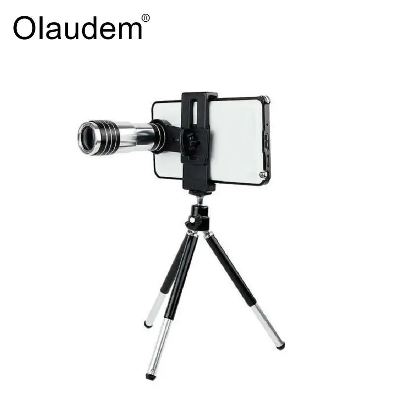 bilder für Universal 12X Zoom Optisches Teleskop-kameraobjektiv mit Stativ für iPhone 5 5 s 6 6 + 6 s 6 S Plus Samsung S5 S6 S7 Moble Telefon CL12X bilder für Universal 12X Zoom Optisches Teleskop-kameraobjektiv mit Stativ für iPhone 5 5 s 6 6 + 6 s 6 S Plus Samsung S5 S6 S7 Moble Telefon CL12X